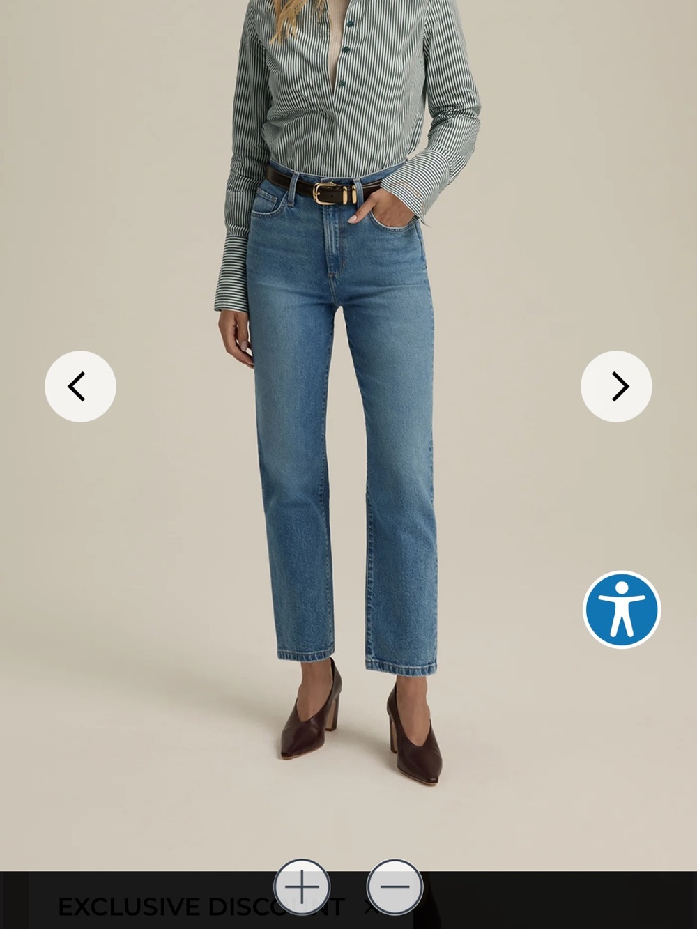 Favorite Daughter Straight Leg Jeans in Classic Blue